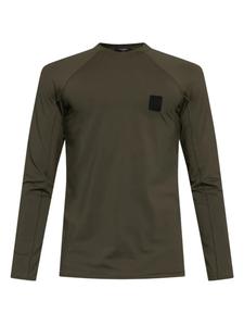 Футболка с нашивкой-логотипом Balmain, зеленый