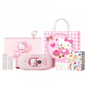 Пояс для прогревания живота с управлением через приложение, снимает боль в желудке, портативный, массаж с подогревом YP N05 Sanrio