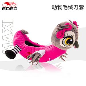 EDEA Официальные плюшевые впитывающие чехлы для лезвий коньков, универсальный размер до 39, Owl Patter