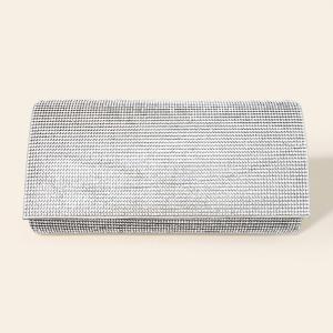 Блестящий вечерний клатч или сумка через плечо FASHNZFAB