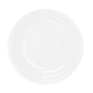 L’Objet Perlée Тарелка с белым хлебом и маслом L'Objet, белый