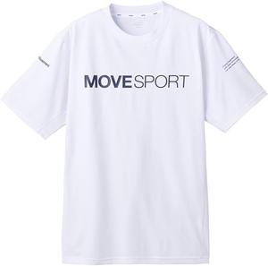 Мужская футболка Descente, короткий рукав, круглый вырез, охлаждающая, защита от УФ-излучения, быстросохнущая, эластичная, Harikoshi, тренировочная, белый