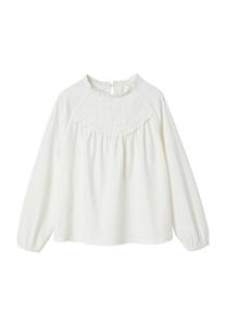 Топ Vertbaudet Long sleeved top, Wollweiß/White