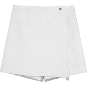 KARL LAGERFELD / Karl Lagerfeld Jeans Карл Лагерфельд SS25 повседневная короткая юбка женская white