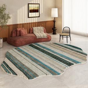 AOVOC Ковер 120х160 см из искусственной шерсти, нестандартной формы, для гостиной или спальни, толстая версия Patan - 07