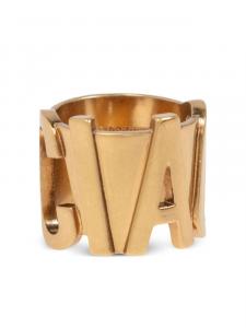 Moschino кольцо с логотипом, золотой