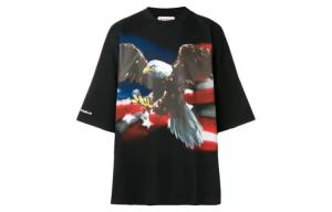 Футболка унисекс черная Palm Angels, черный