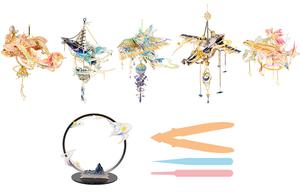 Yunfengling, набор для сборки металлической 3D-головоломки ручной работы с 3D-эффектом и мистическими коробками Art Model