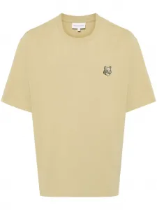 Футболка с нашивкой Bold Fox Head Maison Kitsuné, нейтральный