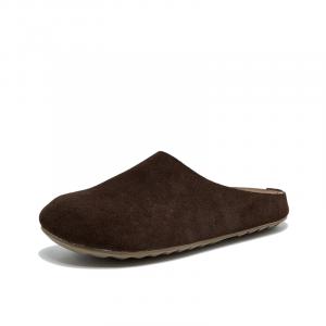 Ignition Женские тапочки с закрытым носком на шнуровке - кофе (нубук), цвет Coffee (Nubuck)