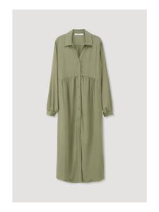 Длинное платье Hessnatur Midi Relaxed aus LENZING ECOVERO, цвет seegras