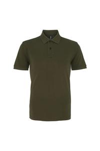 Простая рубашка-поло с короткими рукавами Asquith & Fox, зеленый
