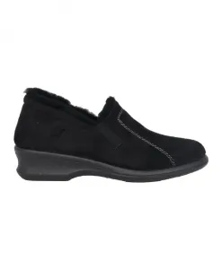 Черные женские тапочки, удобные и стильные. Rohde, черный