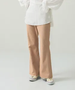 Расклешенные брюки из эластичной ткани в елочку Kbf, цвет Mocha