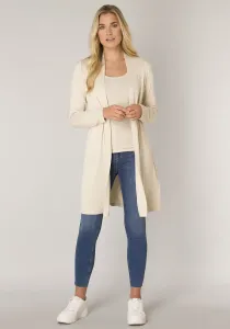 Длинный кардиган Base Level "Яйла Лонг", без застежки, бежевый