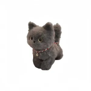 Ручная работа DIY плюшевая кукла котенок угольный шарик высота 6см LALABABY