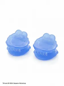Миниатюрная заколка для волос, вырезанная по контуру Sesame Street Market, цвет Blu[086]