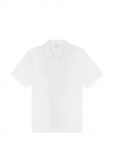 Поло с логотипом и короткими рукавами Les Deux, белый