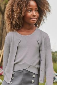 Детский топ Mayoral, серый