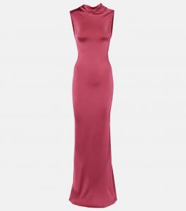 Платье из джерси с драпировкой Victoria Beckham, Cerise Pink