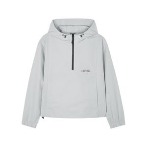 Свитшот женский Skechers, серый/белый