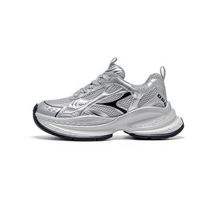 Низкие массивные кроссовки женские FIVE PLUS, Silver Black