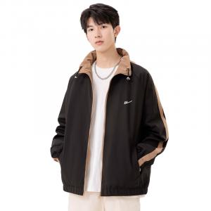 Куртка Unisex Hooded Moderate Others WARRIOR, черный[free diy badge]