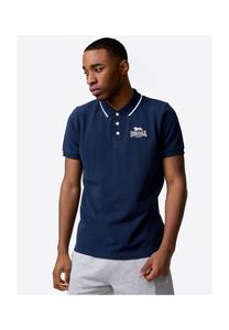 Мужская рубашка-поло стандартного кроя BALLYGALLEY LONSDALE, цвет Dark Navy/white