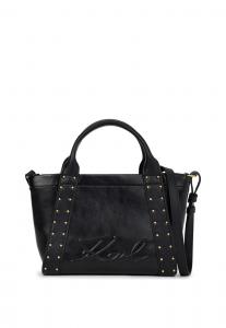 Сумка KARL LAGERFELD Handbag, Black/Gold/Black