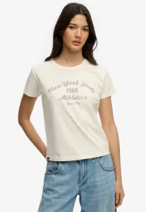 Спортивная футболка с графическим принтом Superdry & Co, Desert Bone Off White