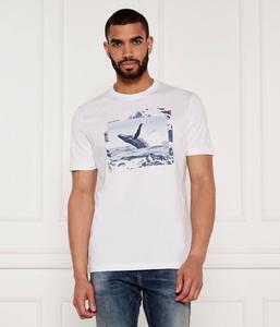 Футболка te_dunetrace Regular fit Boss Orange, белый