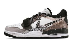 Jordan Легги 312 низкие баскетбольные кроссовки мужские brown green