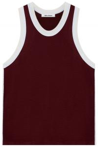 Топ Wales Bonner Rio Tank Top 'Bordeaux', красный