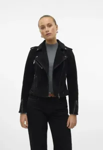 Кожаная куртка roycealice Vero Moda, Black