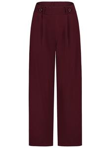 Sublevel Брюки Marlene цвета бордо