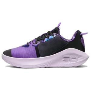 Баскетбольные кроссовки Curry 6 унисекс с низким верхом фиолетовые/черные Under Armour