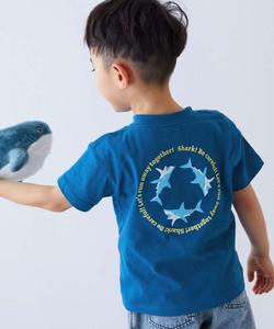 Футболка с коротким рукавом, 100% хлопок, с принтом силуэта коробки из лаборатории дьявола Devirock, цвет 014-Shark-Classic Blue