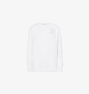 Хлопковая толстовка с графическим принтом «Я люблю приседания» Gymshark, белый