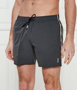 Шорты для плавания Boss Iconic Regular Fit, серый