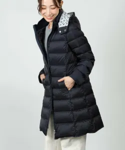 Водоотталкивающее пуховое пальто с капюшоном Studio Picone, цвет Navy (060)