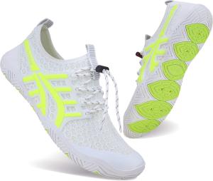 Обувь для воды MAYZERO для мужчин и женщин, для плавания и серфинга, пляжная и для бассейна, с широким носком, для походов, акваобувь, зимние домашние тапочки, белый