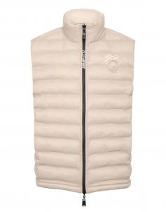 Plein Sport Спортивный жилет в бежевом цвете