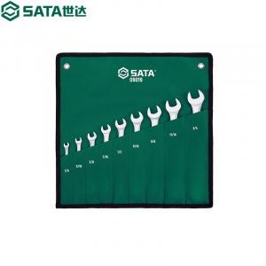 SATA 09019 Набор дюймовых полированных ключей двойного назначения из 9 предметов
