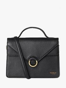 Миниатюрная кожаная сумка Harper Grab Bag OSPREY LONDON, Black