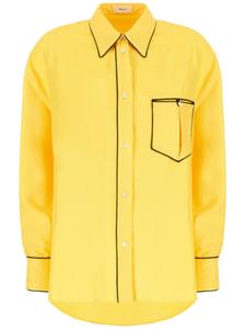 Шелковая рубашка Bally, желтый