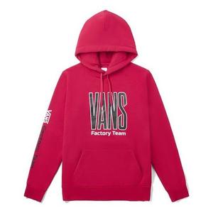 Толстовка Vans Classic Logo Fleece Lined Couple Style Red VN0A3QSAFTZ, красный