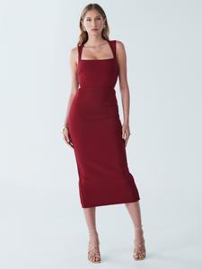 Миди платье BWLDR Riri, Red