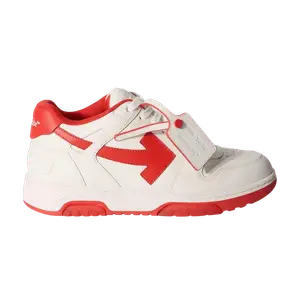 Кроссовки Off-White Out of Office, White Red