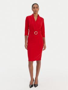 Коктейльное платье slim fit CFC0126777003 Rinascimento, красный