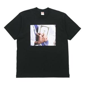 Футболка week 7 bible tee printing short sleeve black Supreme, черный